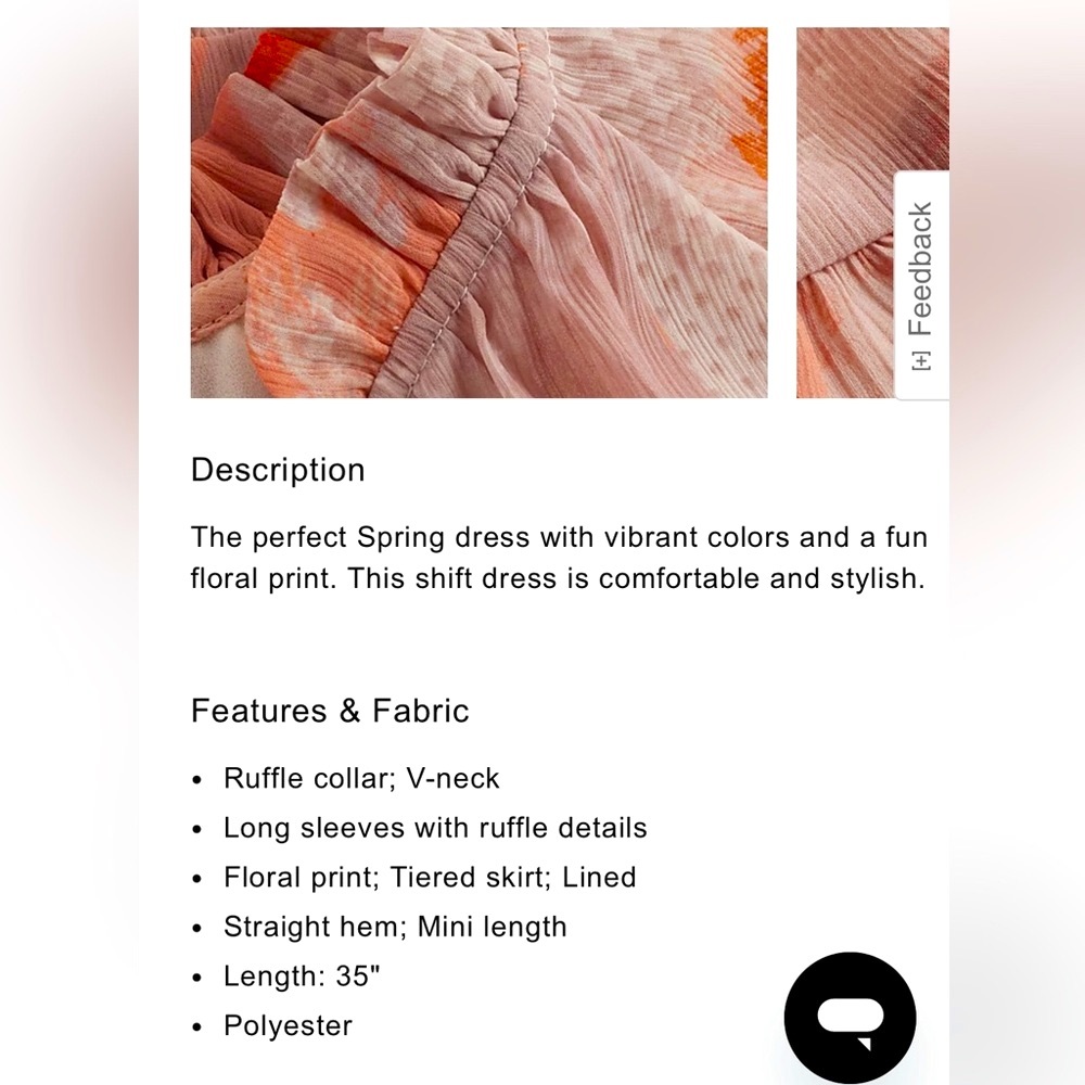 EXPRESS CHIFFON DRESS - Picture 3 of 15